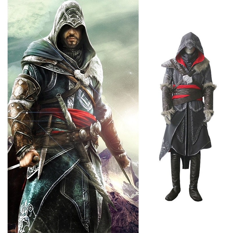 Assassin Mentor Ezio Auditore Da Firenze Cosplay Costumes Assassin