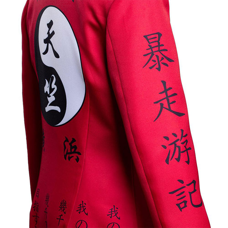 Izana Kurokawa Cosplay Costumes Red Tenjiku Uniform Outfits For Men S