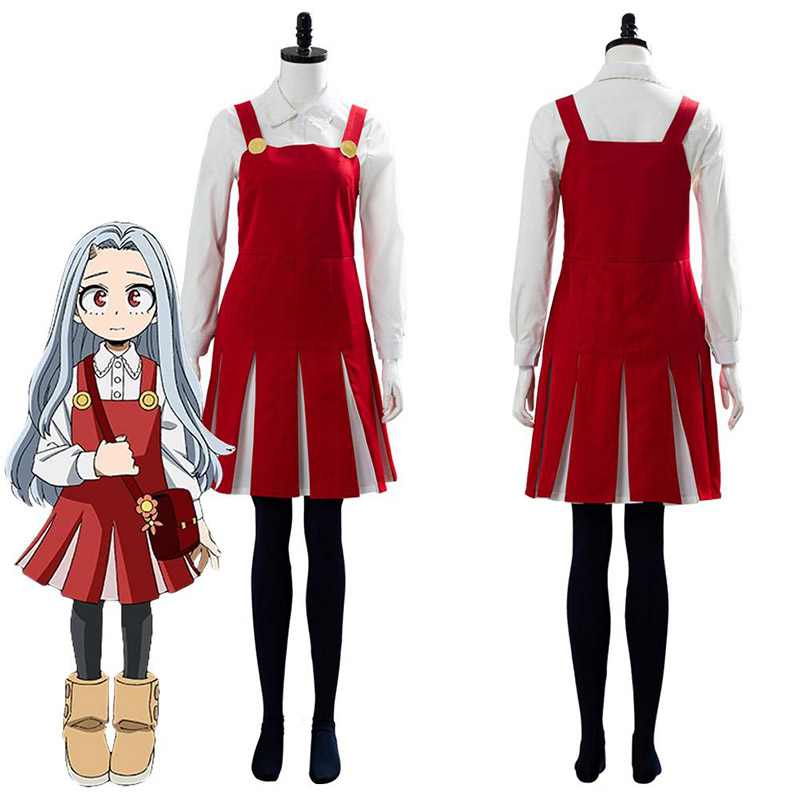 Eri Cosplay Costumes, White Shirt with Red Dress Outfits for Men's and ...