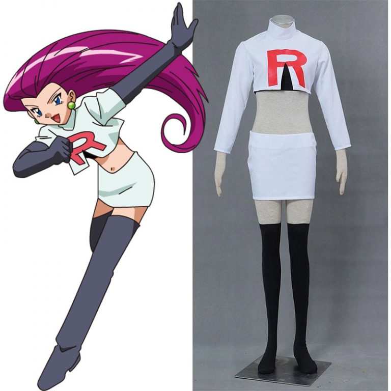 Jessie Cosplay Costumes, Team Rocket Uniform Outfits for Men's and ...