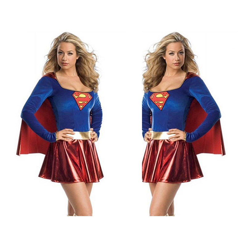 Supergirl Christmas Halloween Cosplay Costumes Dc Comic Justice League