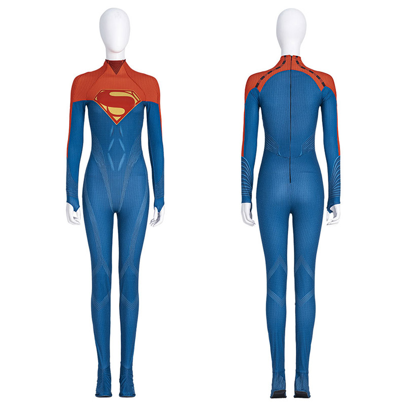 Supergirl Suit Kara Danvers Kara Zor El Ball Pattern Bodysuit Cosplay