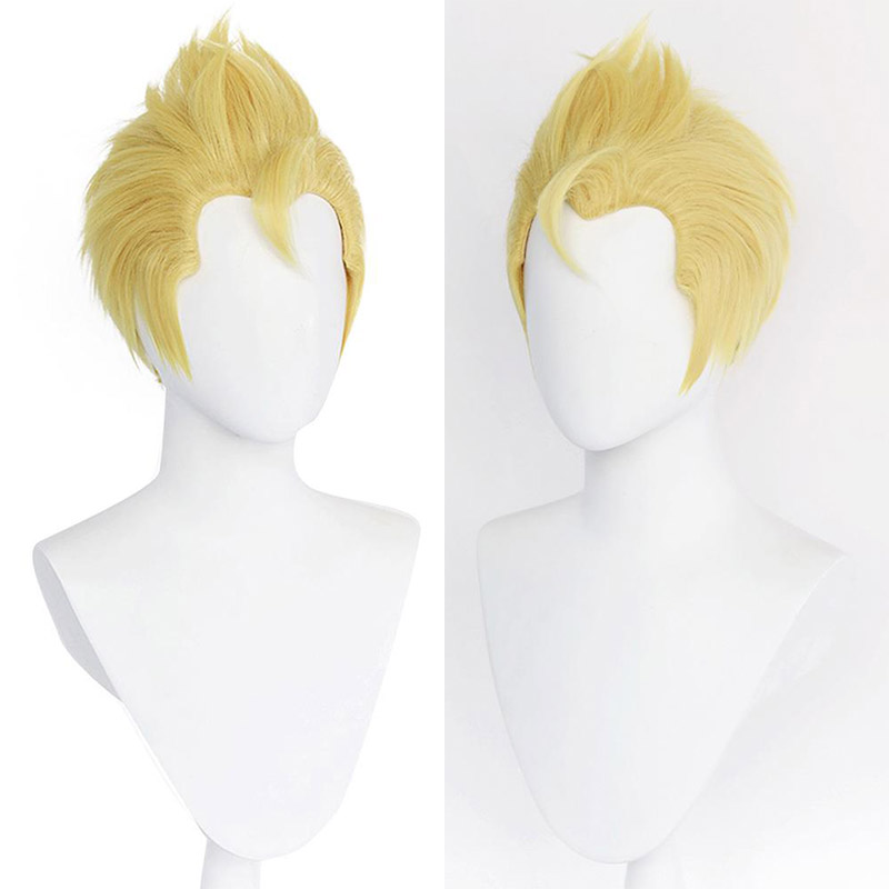 Takemichi Hanagaki Yellow Wig for Men's and Women's Children's Cosplay ...