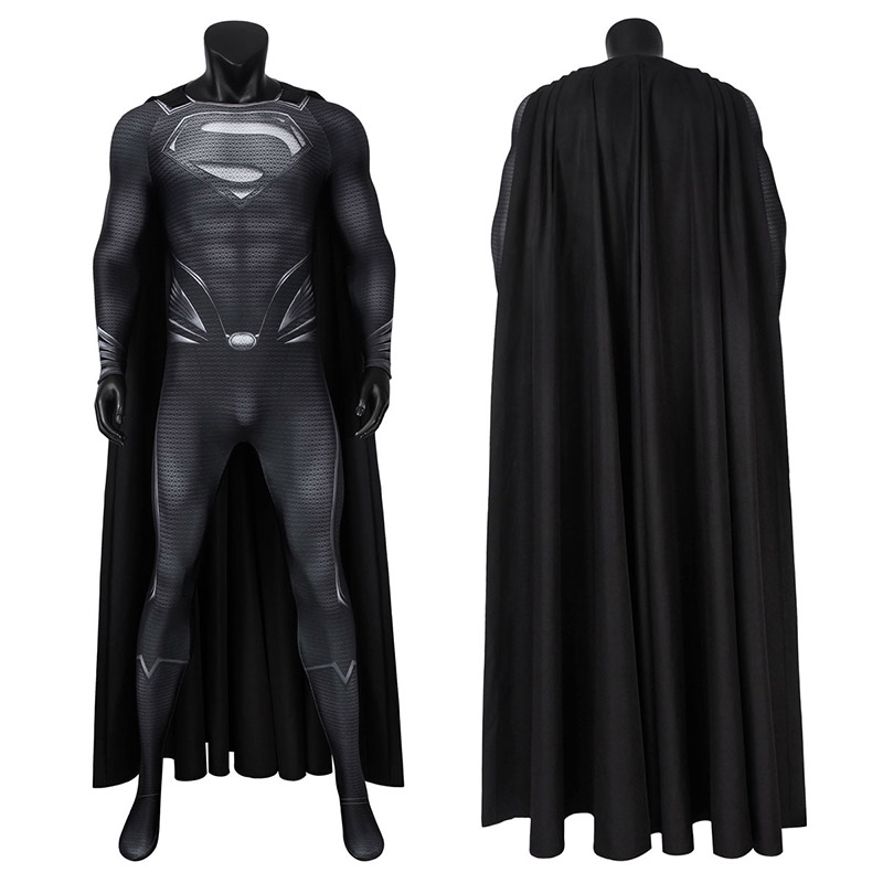 Superman Black Suit Clark Kent Cosplay Costumes, DC Comic Justice ...