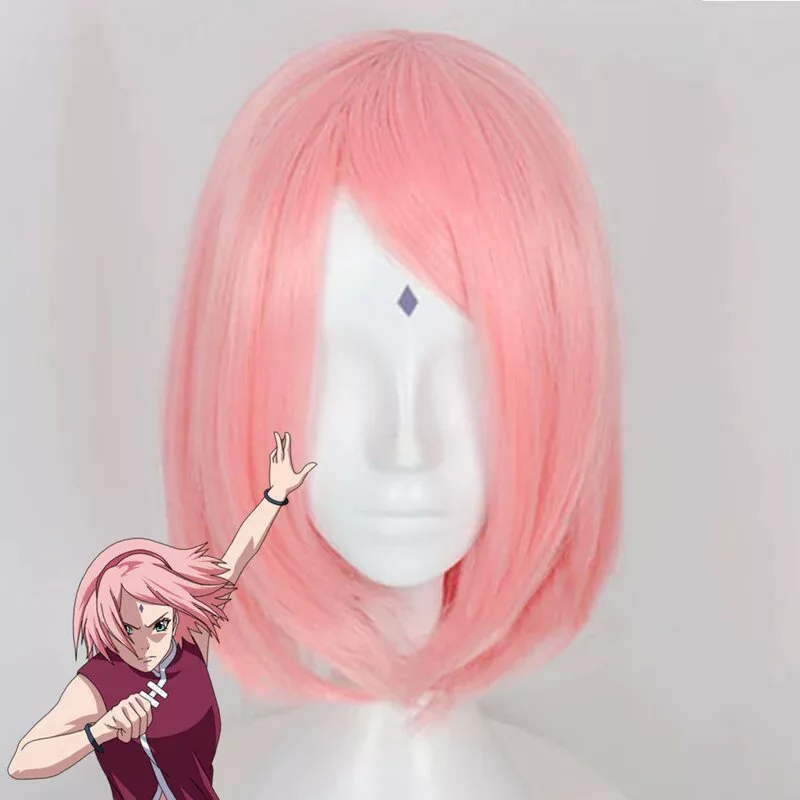 Sakura Haruno Pink Wig for Men's and Women's Children's Cosplay ...