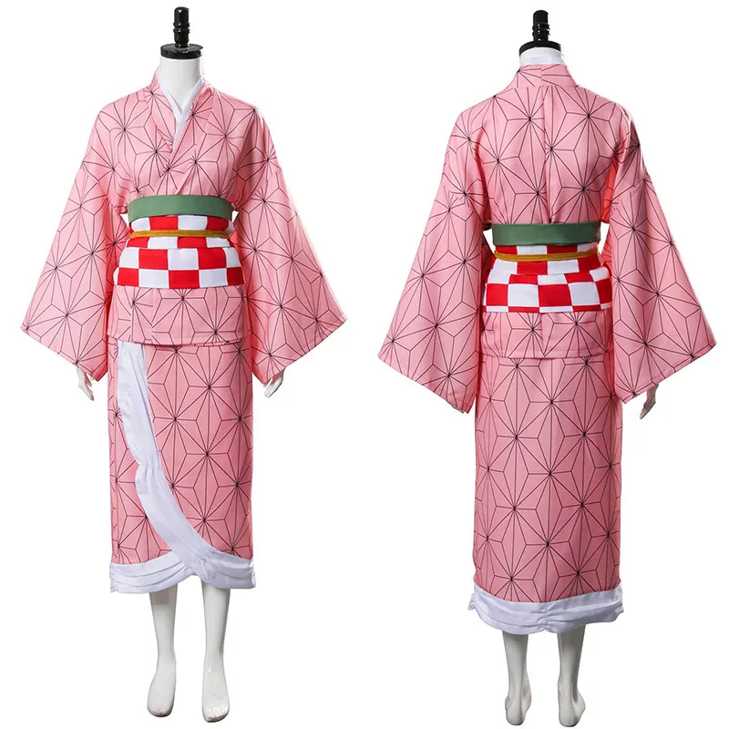 Nezuko Kamado Cosplay Costumes, Kimono Dress Outfits for Men's and ...